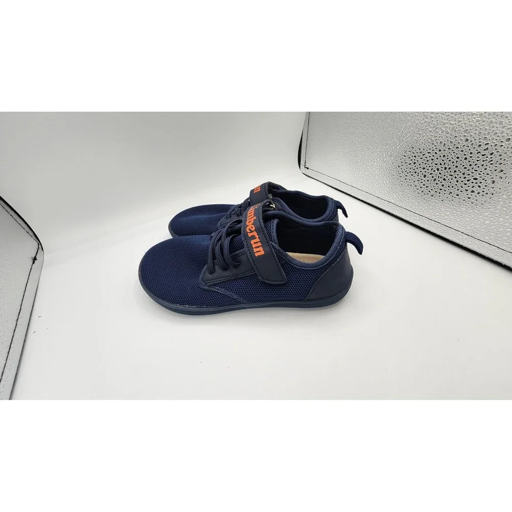 Limberun Kids Barefoot Shoes Navy Blue Mesh Wide Toe Box Sneakers Size EU 34